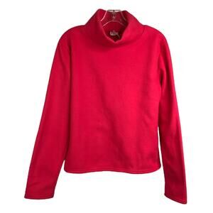 Pink Pineapple‎ Shop Womens Fleece Size Medium Pink Fleece Turtleneck  NWT